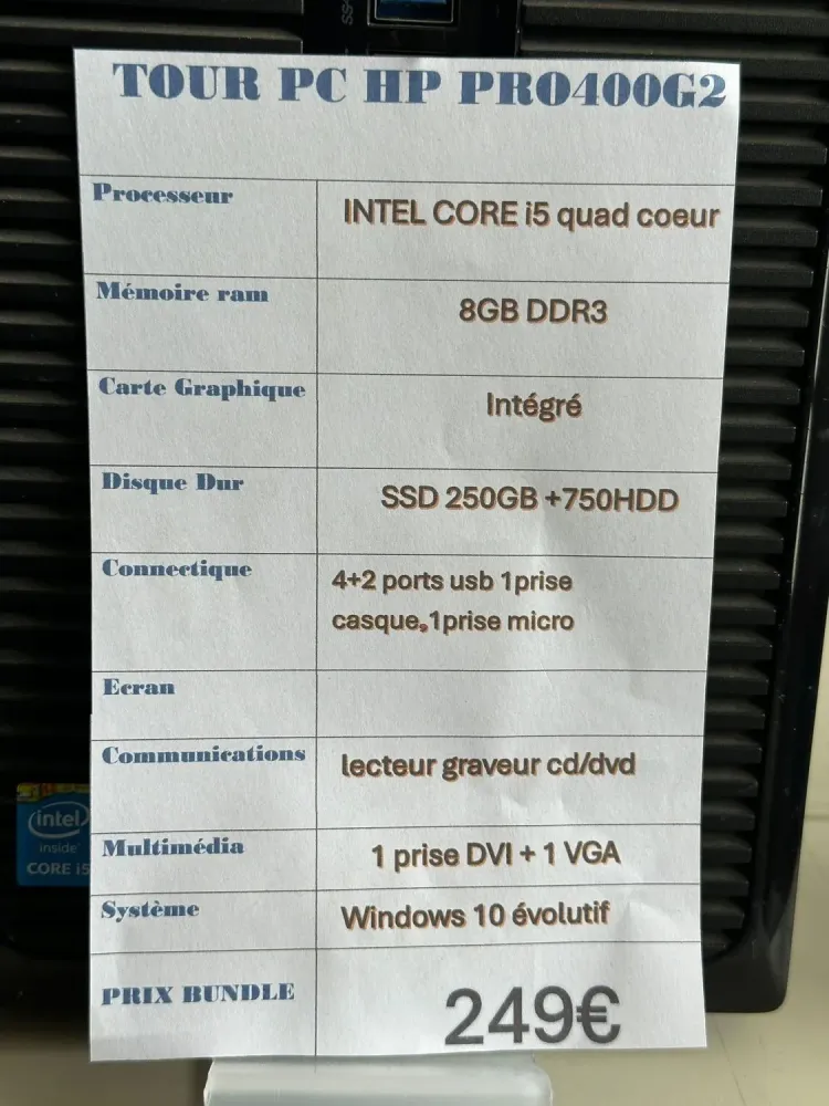 Tour PC HP PRO 400G2 (1)